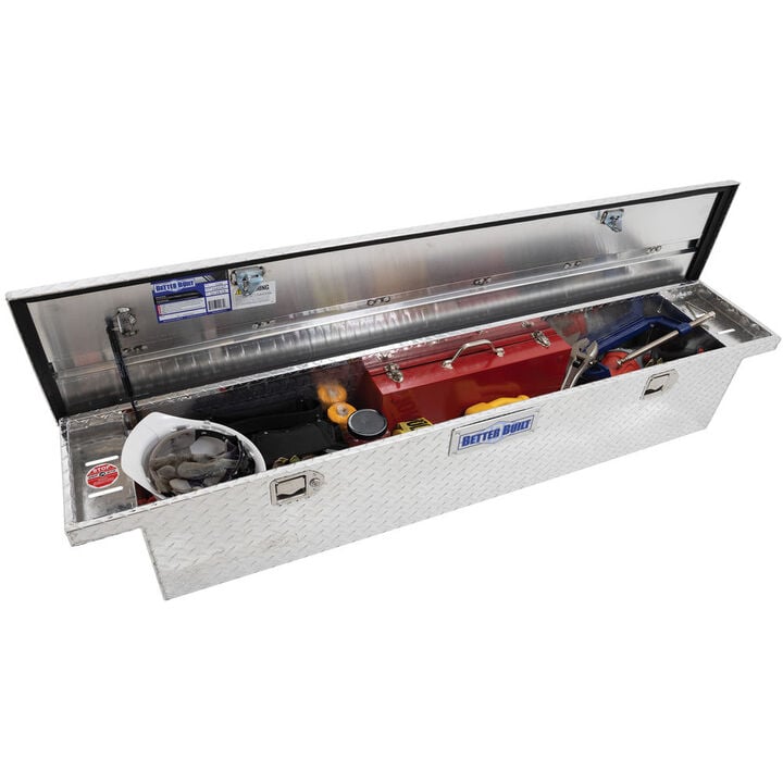 Better Built 69in Saddle Truck Box Low-Profile Classic Brite Aluminum, large image number 5