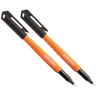Klein Tools Ultra Fine Permanent Markers, 2 Pk