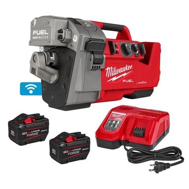 Milwaukee M18 FUEL RINGER Roll Groover Kit for 2 Inch  6 Inch Sch 10/40