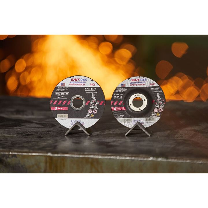 United Abrasives 6 Inch Type 1/41 General Purpose Grinding Wheel, large image number 2