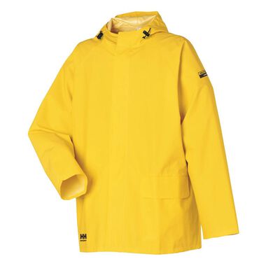 Helly Hansen Polyester Mandal Rain Jacket Light Yellow Small