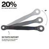 Klein Tools SAE Ratcheting Quad Wrench Set 2 Piece, small image number 4