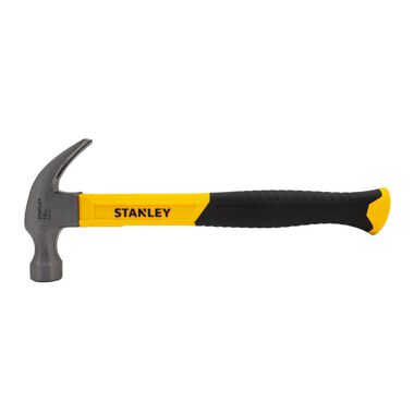 Stanley 16 oz Curve Claw Fiberglass Hammer, large image number 0