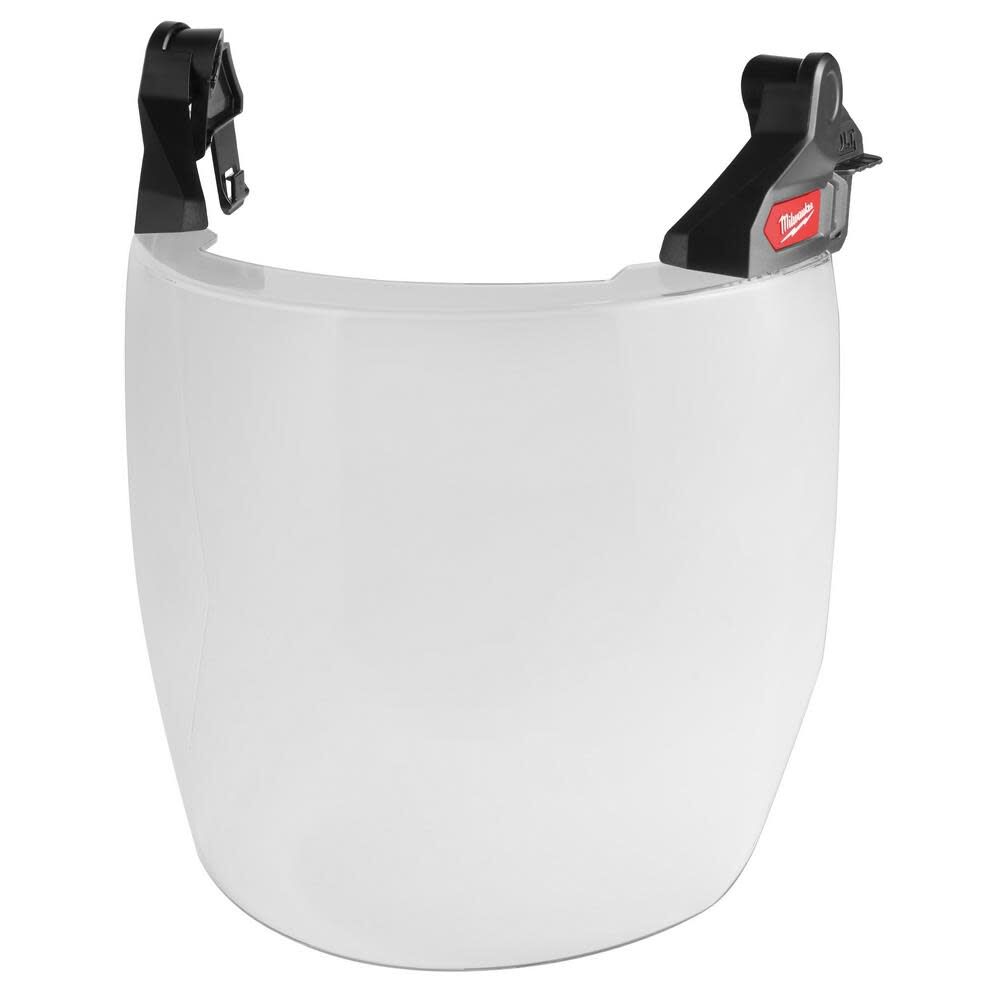 Milwaukee BOLT Full Face Shield Clear Dual Coat Lens Compatible with Safety Helmet No Brim, large image number 1