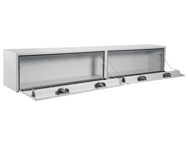 Buyers Products Company Truck Box 16x13x96 Inch White Steel Topsider, large image number 2