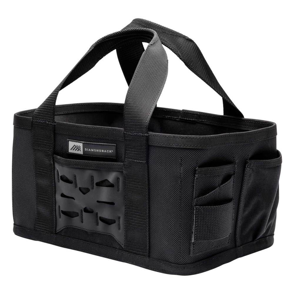 Diamondback Toolbelts Textured Vinyl and 1000D Nylon Baere Tote X, Black, large image number 5
