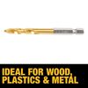 DEWALT 5pc Impact Ready Titanium Nitride Coating Drill Set, small image number 4