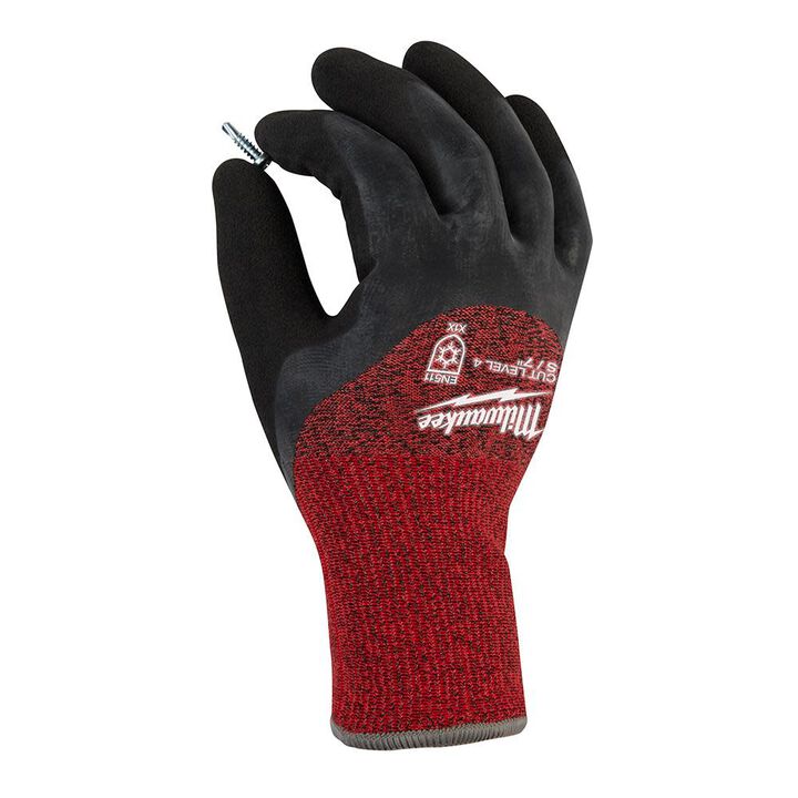 Milwaukee Cut Level 4 Winter Gloves Dipped, large image number 3