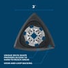 Bosch Starlock Oscillating Multi-Tool Delta Sanding Pad, small image number 2