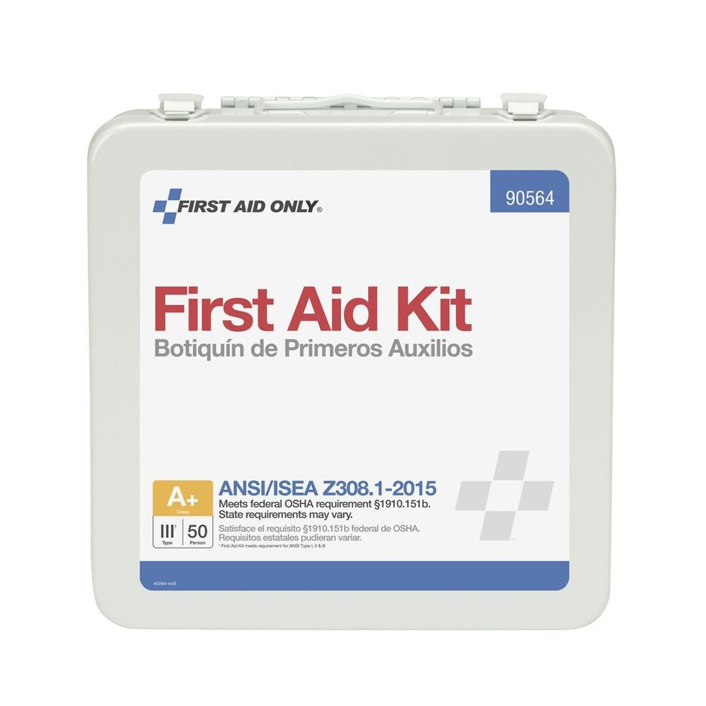 First Aid Only First Aid Kit 50 Person Bulk Metal Case, large image number 4