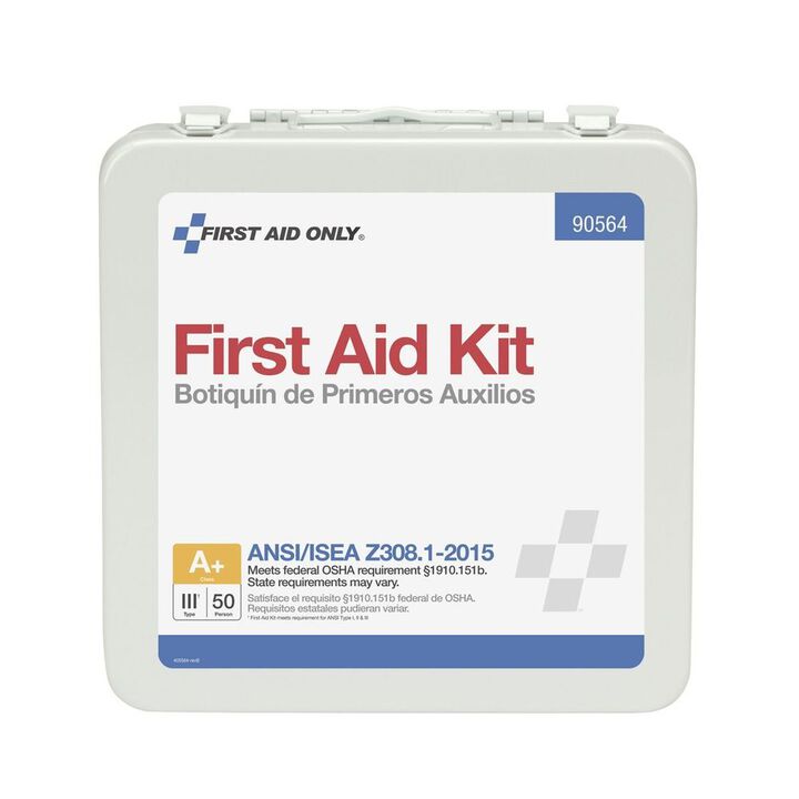 First Aid Only First Aid Kit 50 Person Bulk Metal Case, large image number 3
