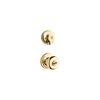Kwikset Polished Brass Juno Door Knob & Single Cylinder Deadbolt Set, small image number 2