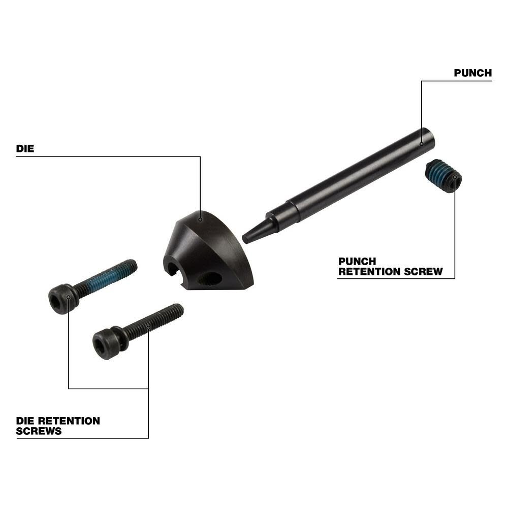 Milwaukee M12 FUEL Nibbler 16 Gauge Kit with Die & Die Holder Extension & Punch Bundle, large image number 11