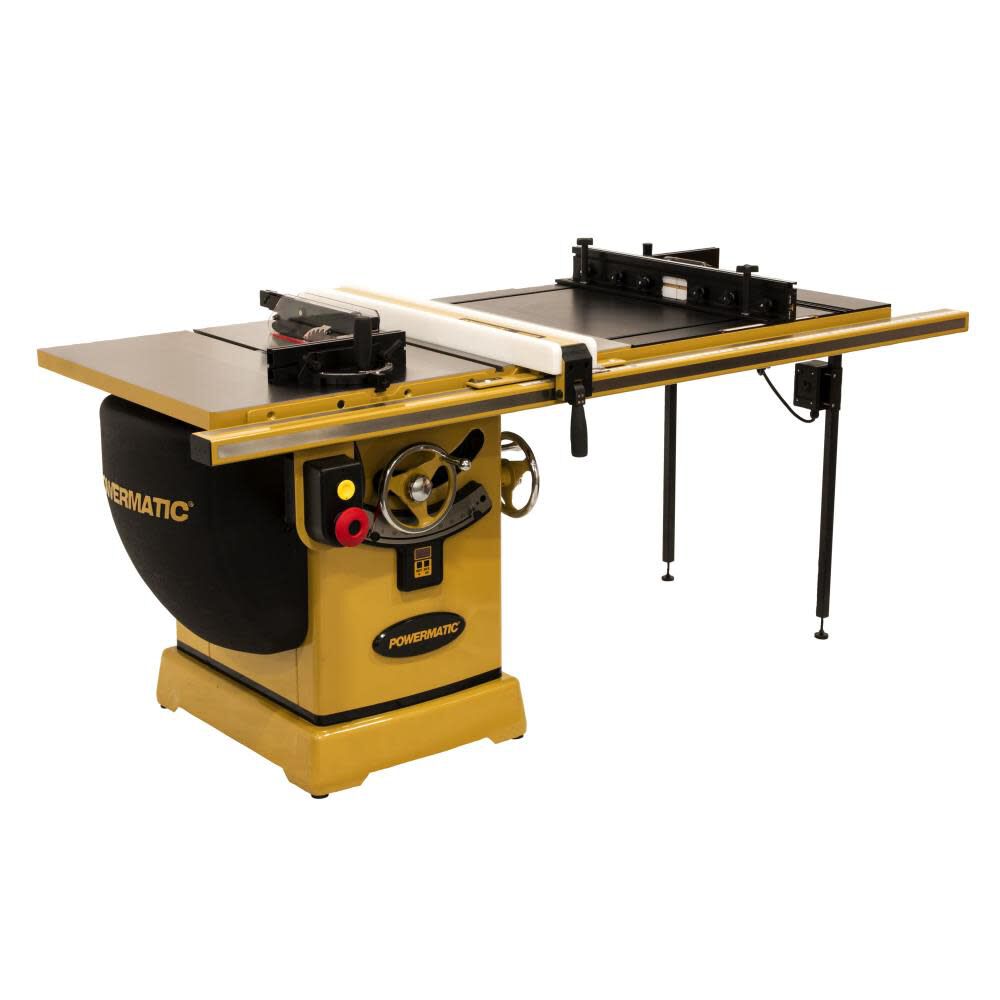 Powermatic 5HP 3PH 230/460v Table Saw with 50in Accu-Fence and Rout-R-Lift, large image number 1