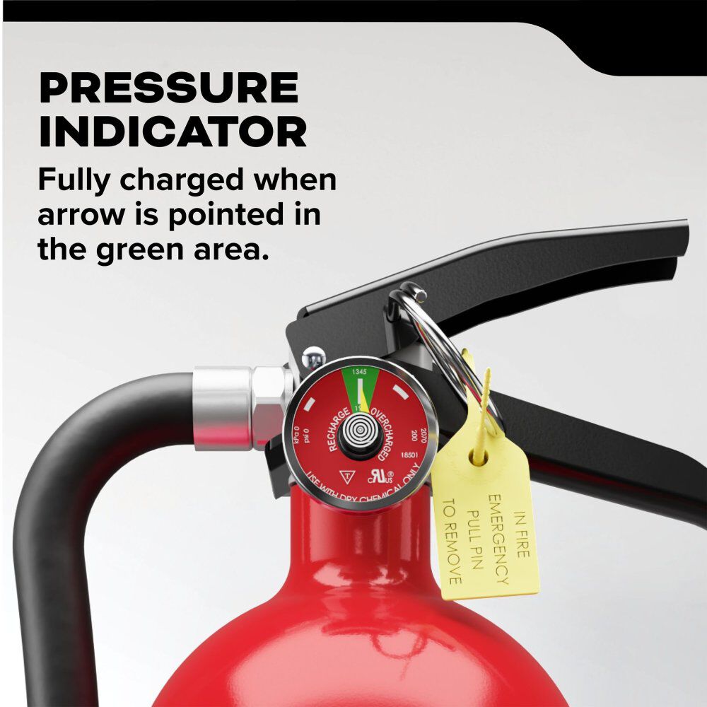 Kidde Pro Line 5 Lbs ABC Fire Extinguisher Kit, large image number 6