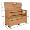 Knaack Model 90 57.5 Cu-Ft. Tan Steel Piano Box with KL (Padlock), small image number 2