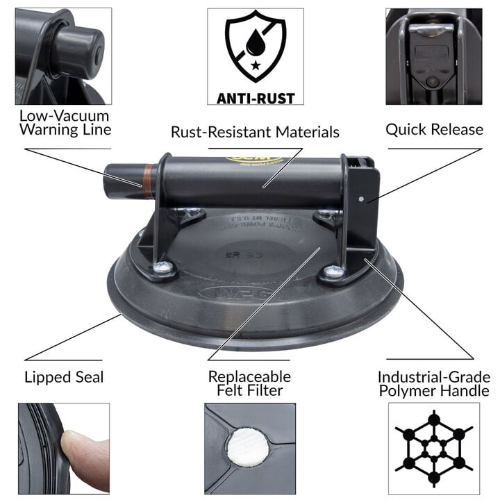 Woods Powr-Grip N4000 8 Inch Suction Cup, large image number 2