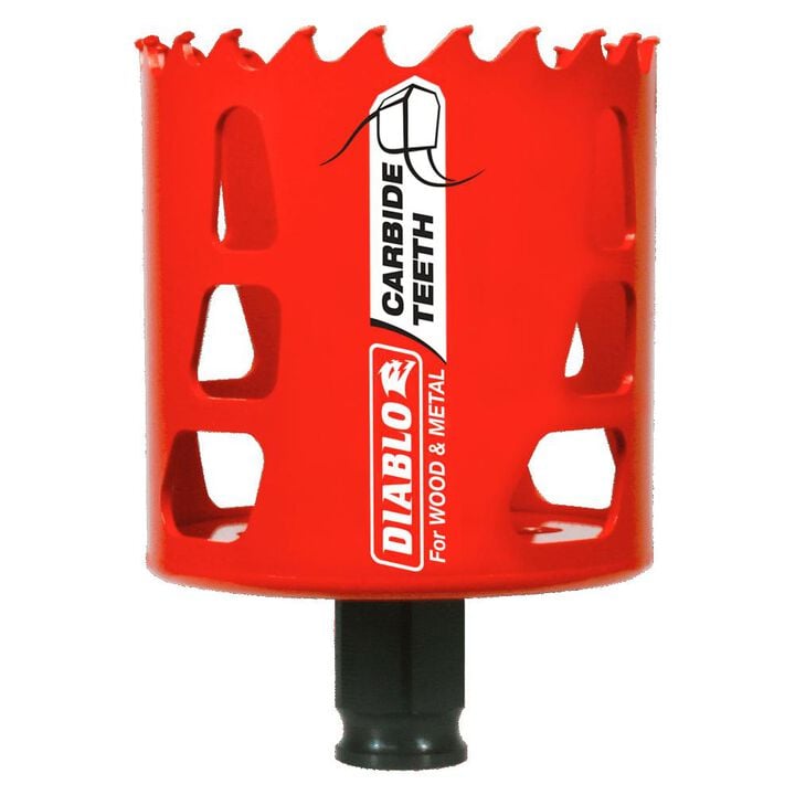 Diablo Tools 2-1/2in (64mm) Carbide-Tip Wood & Metal Holesaw, large image number 0