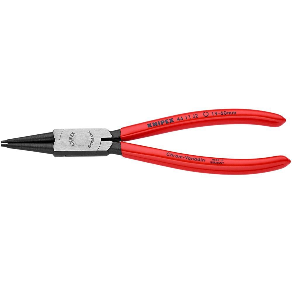 Knipex 7-1/4 Inch Vanadium Steel Internal Snap Ring Pliers with Forged Tips, large image number 1