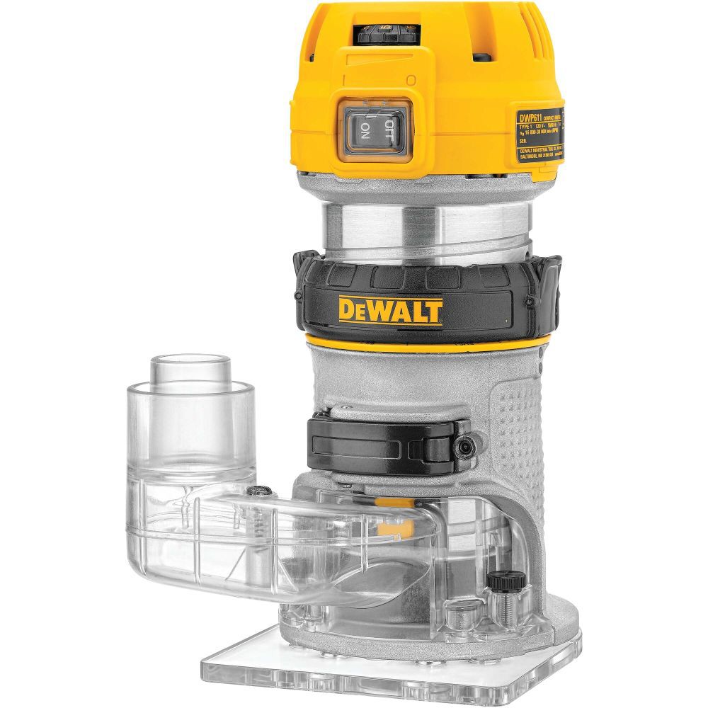 DEWALT Compact Router Dust Collection Adapter for Fixed Base, large image number 2