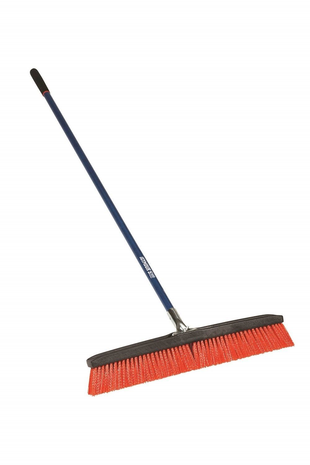 Seymour S400 24in Medium Bristle Jobsite Push Broom - Orange, large image number 1