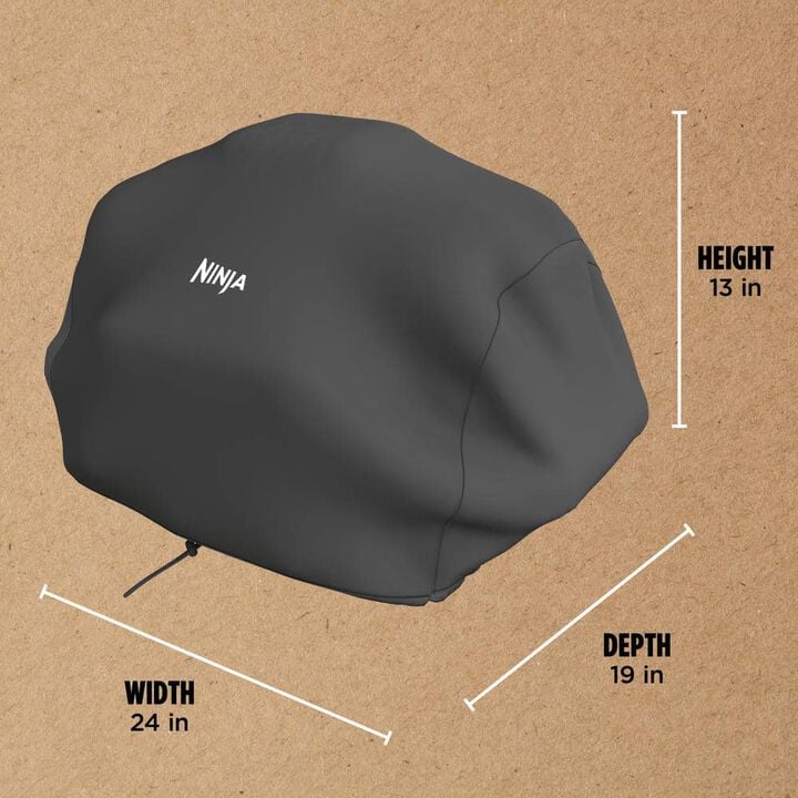 Ninja Woodfire Polyester Premium Grill Cover Black, large image number 1