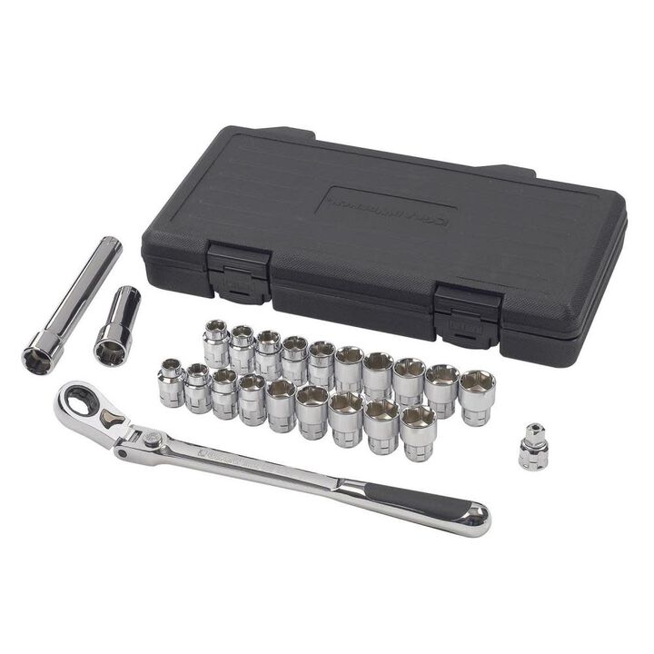 GEARWRENCH 23Pc Pass-Thru 3/8 Drive SAE and MM Set, large image number 0