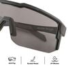 Klein Tools Blade Safety Glasses Black Frame Shaded Gray Lens, small image number 3