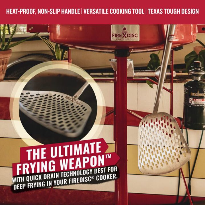 Firedisc 22 Inch Stainless Steel Ultimate Skimmer/Frying Weapon, large image number 4