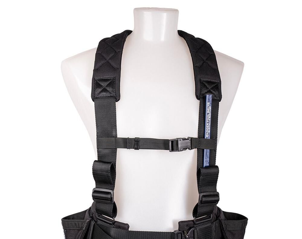 Badger Tool Belts 3 Point Comfort Suspenders, Black 420030 - Acme Tools