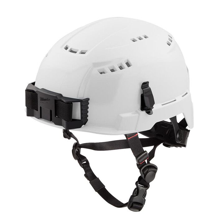 Milwaukee White Vented Helmet with BOLT Class C