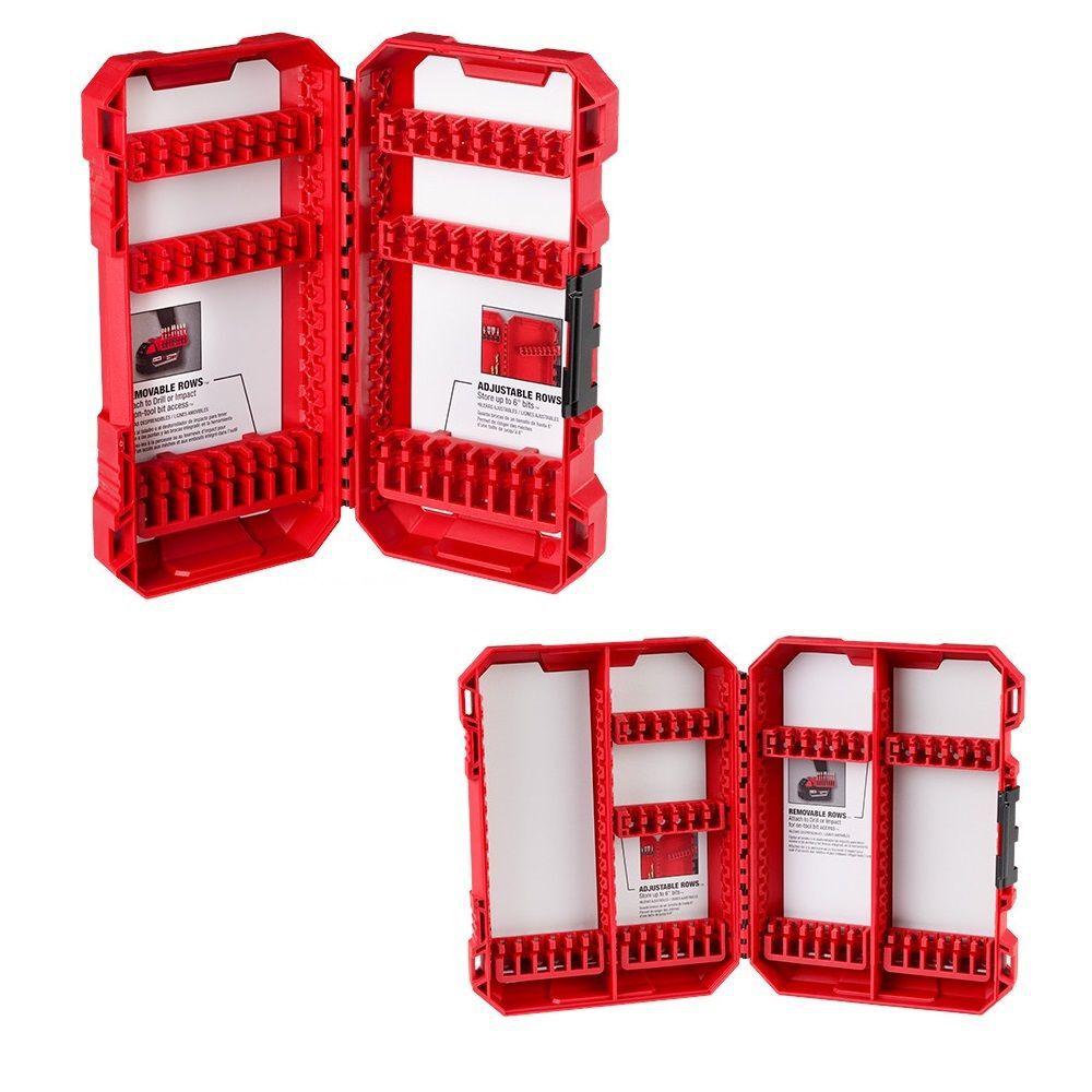 Milwaukee Customizable Medium Case and Large Case for Impact Driver Accessories Bundle, large image number 1