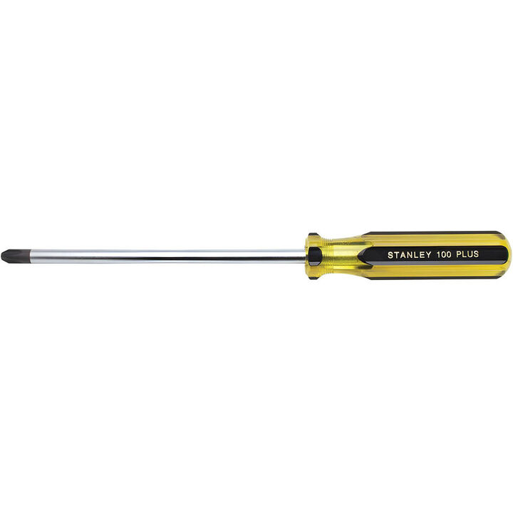 Stanley 4 Point x 8 Inch 100  PLUS Phillips Tip Screwdriver