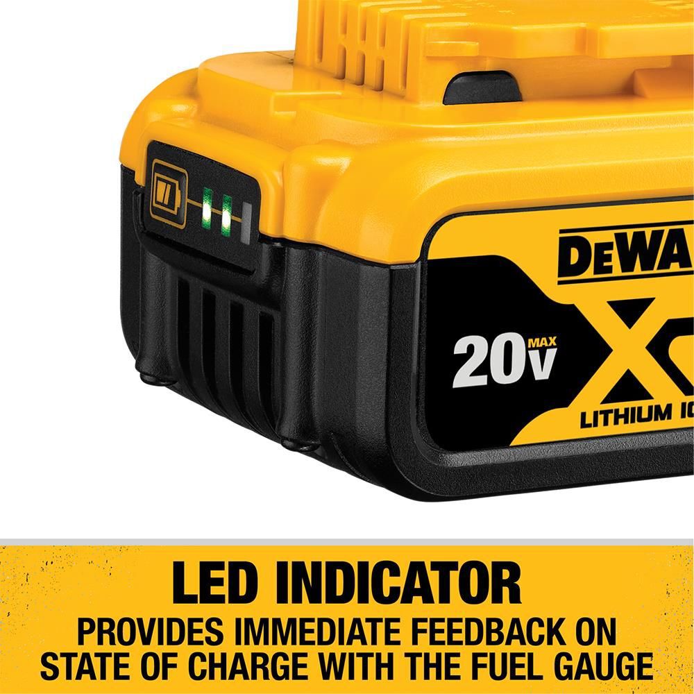 DEWALT 20V MAX 20V 5Ah Lithium Ion Power Tool Battery Pack with Fuel Indicator (2 Pack), large image number 8