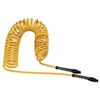 DEWALT 25 Ft. x 1/4 Inch MNPT Polyurethane Recoil Air Hose, small image number 4