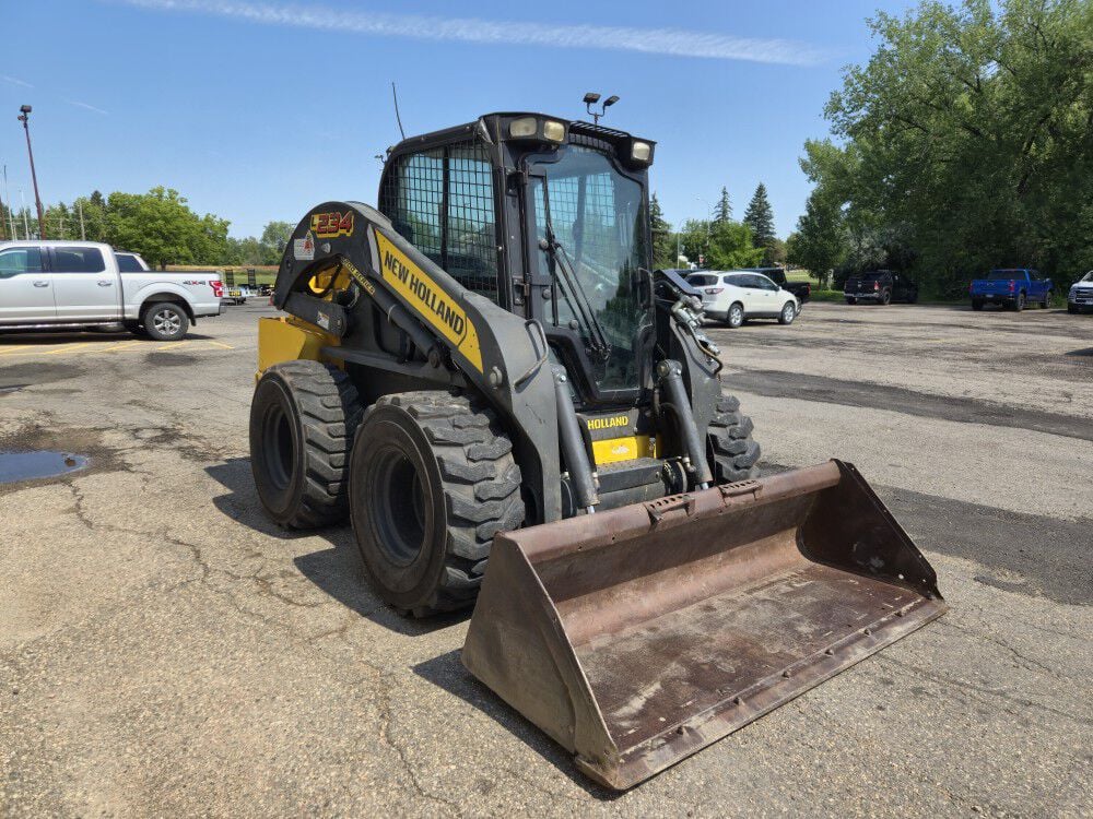 New Holland L234 90 HP Wheeled Skid Steer Loader Used 2018, large image number 3