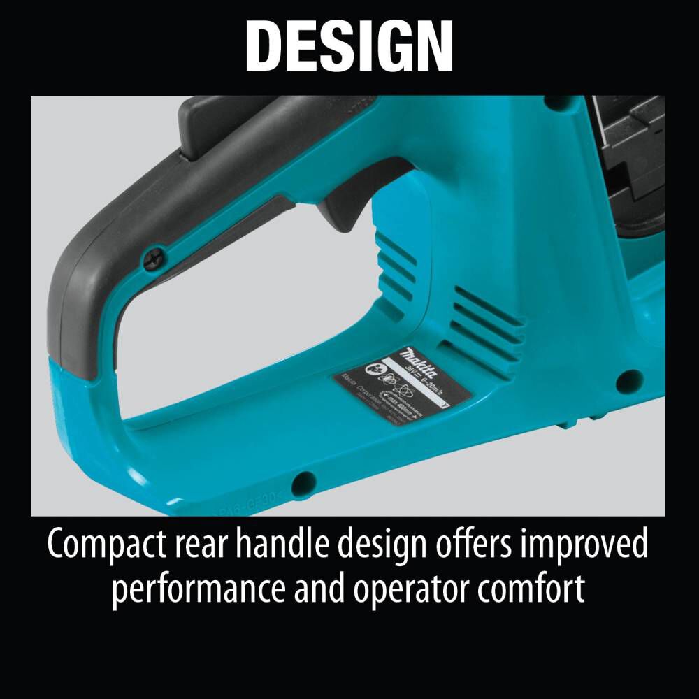 Makita 18V X2 (36V) LXT Lithium-Ion Brushless Cordless 16in Chain Saw Kit with 4 Batteries (5.0Ah), large image number 5
