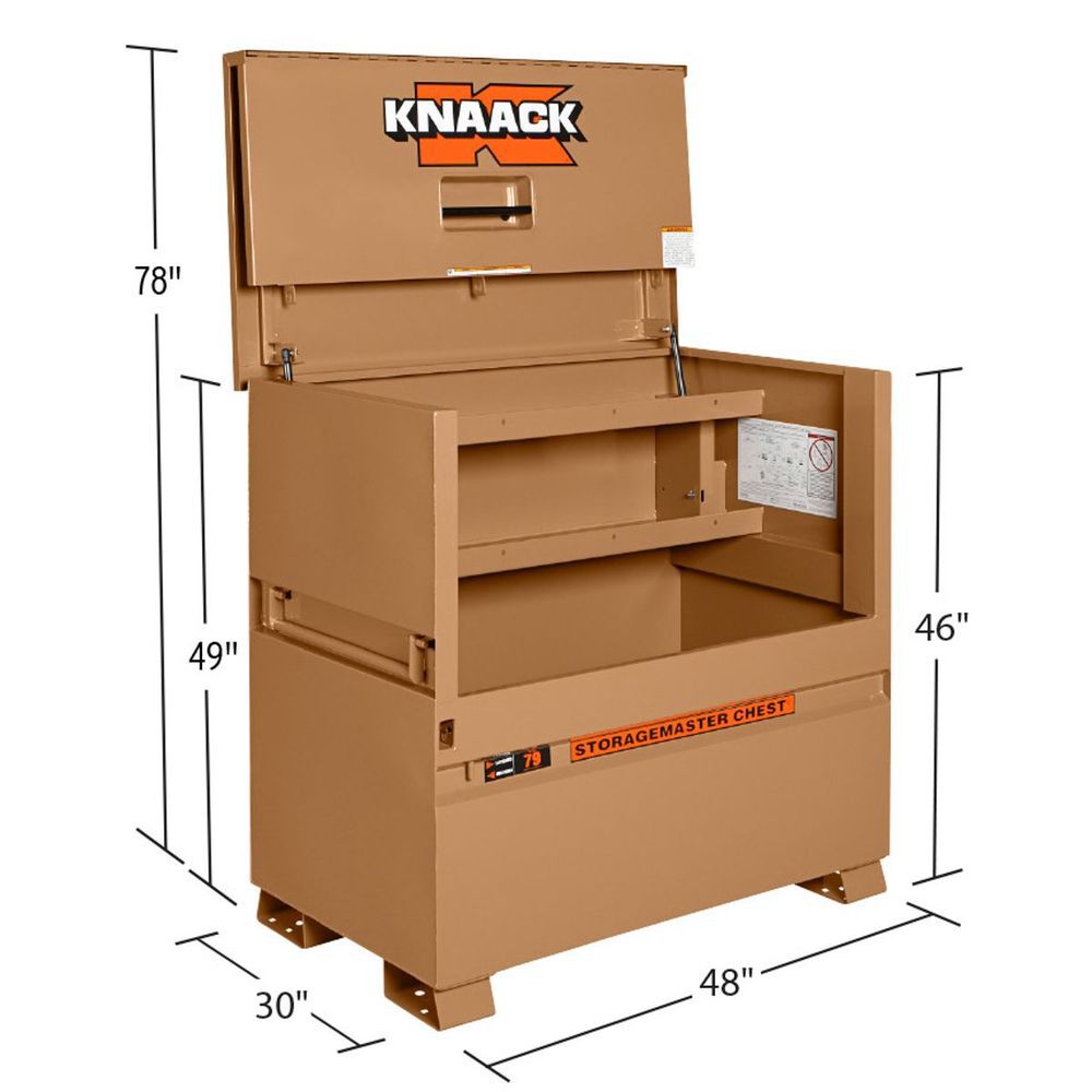Knaack Model 79 38.2 Cu-Ft. Tan Steel Piano Box with 2KL (Padlock), large image number 4