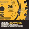 DEWALT 6-1/2 Inch 24T General Purpose Track Saw Blade, small image number 5