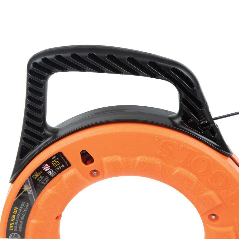 Klein Tools 1/8in Wide Steel Fish Tape 65 ft, large image number 7