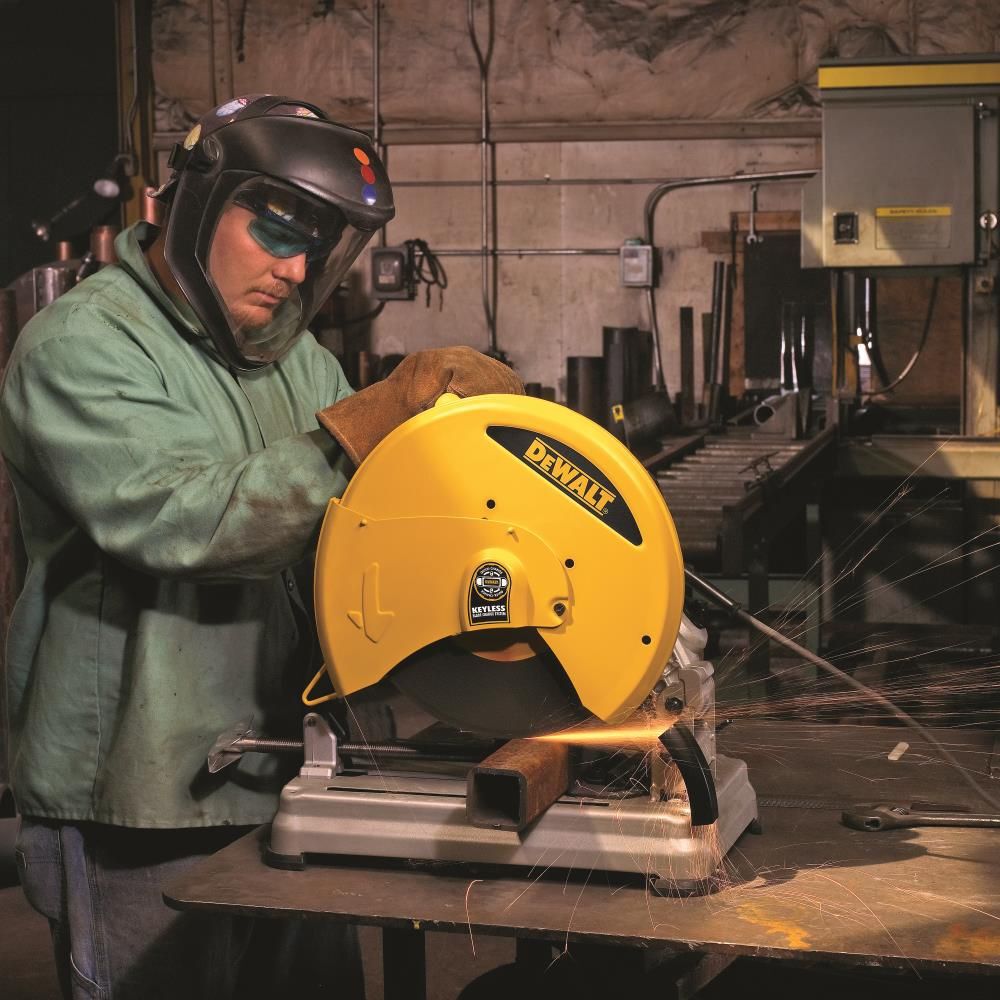 DEWALT HEAVY-DUTY 14in 5.5HP CHOP SAW WITH QUICK-CHANGE (D28715), large image number 7