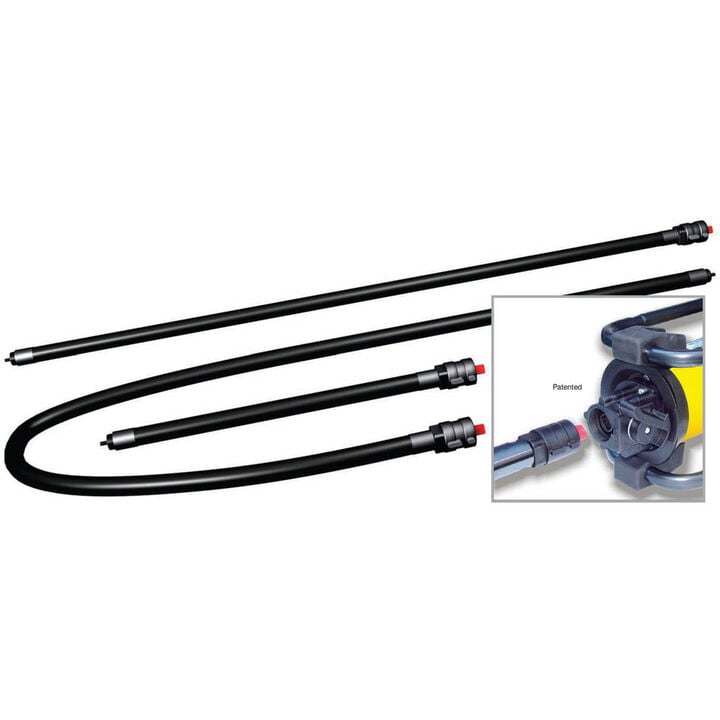 Oztec Industries Flexible Concrete Vibrator Shaft Assembly 7' with QD Coupler, large image number 1