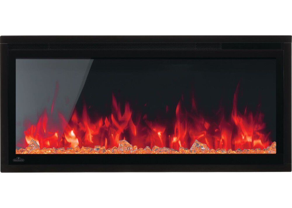 Napoleon Entice 36 Inch Black Single-Sided Wall-Hanging Electric Fireplace, large image number 1