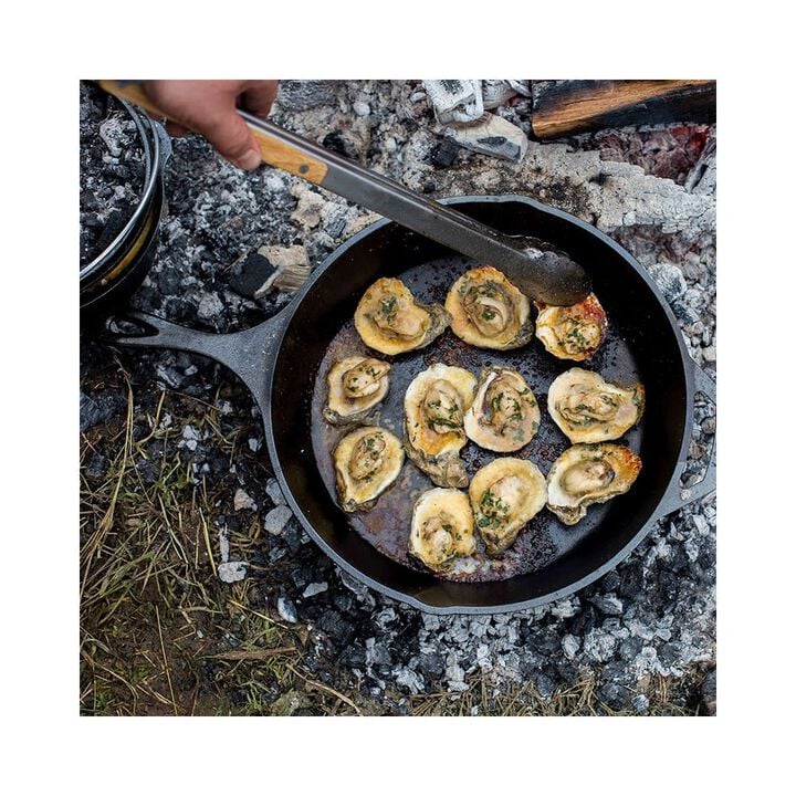 Lodge Cast Iron 13.25 Inch Black Cast Iron Seasoned Skillet, large image number 3