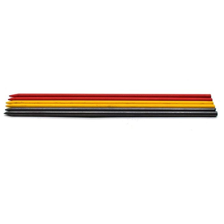 Big Horn Red/Black/Yellow Mechanical Carpenter Pencil's Refill, large image number 2