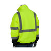 Protective Industrial Products ANSI 1/4 Zip Pullover Sweatshirt Hi Vis Lime Yellow Large, small image number 2