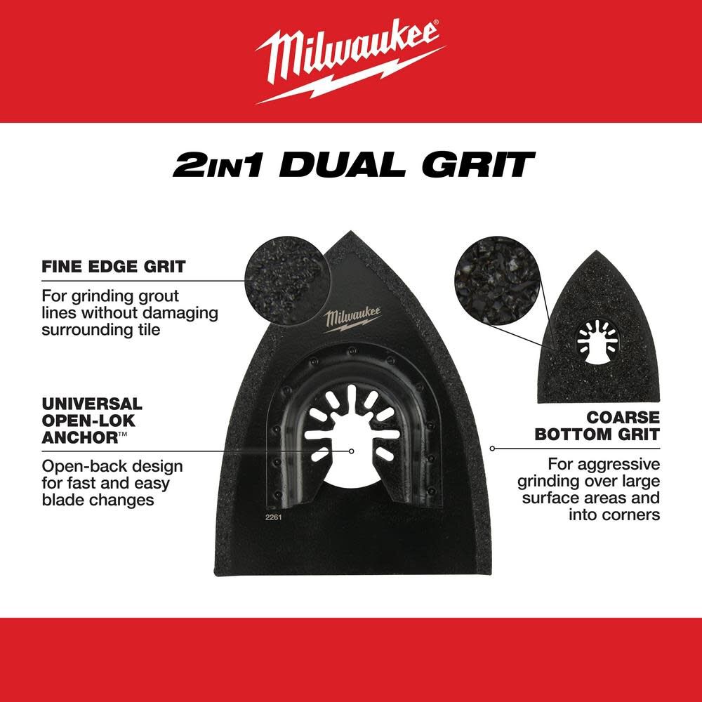 Milwaukee multi hotsell tool grout blade