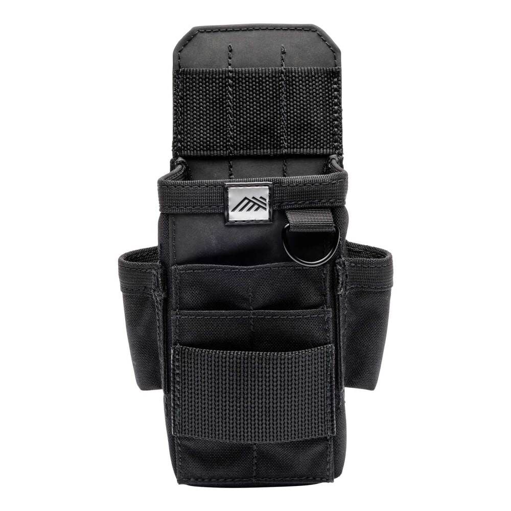 Diamondback Toolbelts Nano X Clip-On Tool Pouches with Hook and Loop Closure, Black – DB4-32-BK