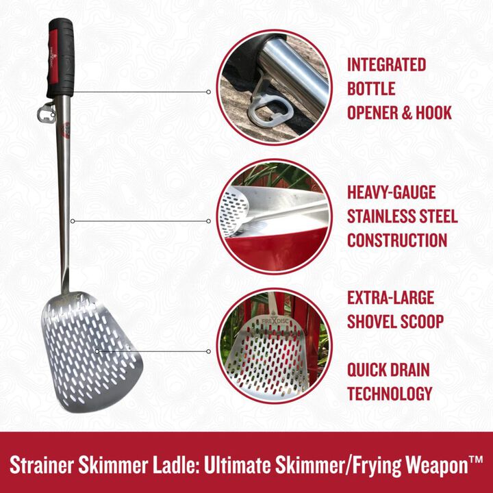 Firedisc 22 Inch Stainless Steel Ultimate Skimmer/Frying Weapon, large image number 2