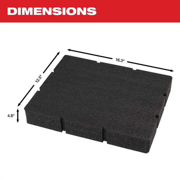 Milwaukee Customizable Foam Insert for PACKOUT Drawer Tool Boxes, large image number 6
